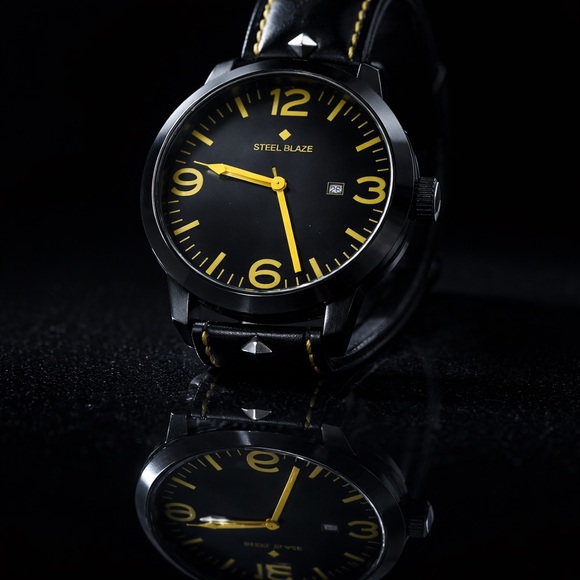 steel blaze Other - Black and Yellow Men's Watch